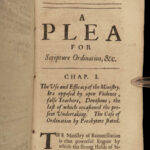 1694 Puritan Dissenter 1ed Bible Scripture Plea Catholic Protestant James Owen