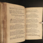 1724 VIRGIL Aeneid Georgics MAP Eclogues Bucolics Mythology RARE Heinsius Latin