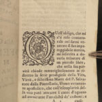 1714 Capuchin Monk Palermo 1st ed Life of Salvatore Pantelleria Sicily Italian