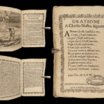 1667 Spanish Saint Ignatius Loyola Illustrated Angels Demons Bible ART Italian
