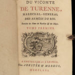 1771 MILITARY Turenne Henri d’Auvergne MAPS France Dutch War Flanders French