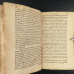 1625 Huguenot 1ed Pierre du Moulin Knowledge of God French Bible Devotional 2in1