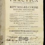 1667 Palermo LAW Babagallo Practical Novissima Sicily Elections Legal Proceedings Italy