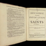 1684 Concerning Invocation of Saints 1ed Anti Catholic Samuel Freeman Protestant