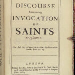 1684 Concerning Invocation of Saints 1ed Anti Catholic Samuel Freeman Protestant