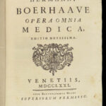 1771 Institutes of MEDICINE Hermann Boerhaave Aphorisms Surgery Physiology RARE