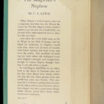 1955 Chronicles of NARNIA 1st/1st C.S. LEWIS The Magician’s Nephew Fantasy + DJ