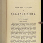 1860 Life of Abraham LINCOLN and Hamlin pre Civil War SLAVERY Debates Douglas