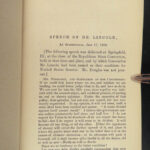 1860 Life of Abraham LINCOLN and Hamlin pre Civil War SLAVERY Debates Douglas