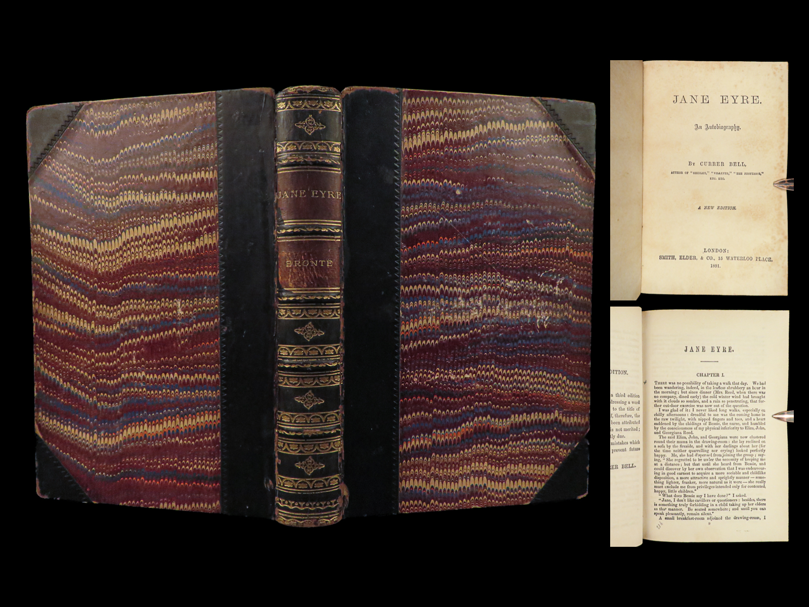 1891 JANE EYRE Charlotte Bronte Gothic Feminism Currer Bell CLASSIC