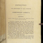 1829 AFRICA Voyages Slavery 1ed Clapperton Journal Slaves Mungo Park HUGE MAP