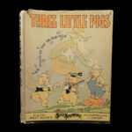 1933 Walt DISNEY 1ed Three Little Pigs Children’s Fable Big Bad Wolf Illustrated