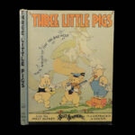 1933 Walt DISNEY 1ed Three Little Pigs Children’s Fable Big Bad Wolf Illustrated