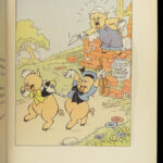 1933 Walt DISNEY 1ed Three Little Pigs Children’s Fable Big Bad Wolf Illustrated