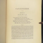 1886 Dante Alighieri 1ed COMMEDIA & CANZONIERE Divine Comedy Inferno Paradise 2v