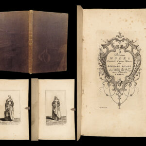 1720 PICART Fashion Engravings Swedish Dresses Holland Costumes Clothing RARE