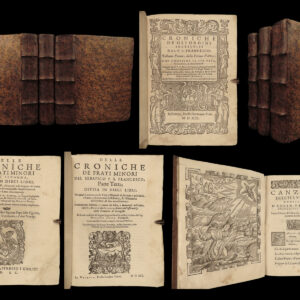 1590 Mark of Lisbon Silva FRANCISCAN Chronicle Friars Portugal Venice MONASTIC