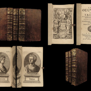 1681 TACITUS Annals Histories Roman Empire Nero Caligula Rome French Ablancourt