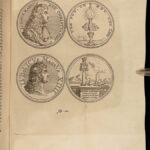 1690 Numismatics 1ed COINS Bizot Holland Medals Naval Battle Ships England Kings