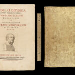 1777 HOMER Odyssey Trojan War RARE Zamagna Leopold of Tuscany Senis Sardinia