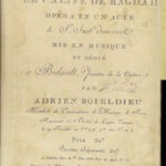 1803 Caliph of Baghdad French MUSIC Conductor’s Score Francois Boieldieu Opera