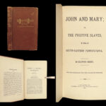 1873 FUGITIVE SLAVES 1st/1st John and Mary Klu Klux RARE Abolitionist CIVIL WAR