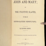 1873 FUGITIVE SLAVES 1st/1st John and Mary Klu Klux RARE Abolitionist CIVIL WAR