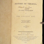 1804 Thomas Jefferson 1ed Burk History of VIRGINIA Colonial America Columbus 2v