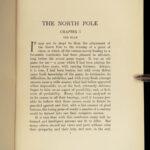 1910 The North Pole 1ed Robert E. PEARY Arctic Expedition Exploration Voyage MAP