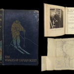 1914 ARCTIC Voyages 1ed Captain Scott Antarctica Polar Expedition Terra Nova MAP