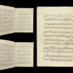 1870 Felix Mendelssohn Songs Without Words Romantic Piano MUSIC German Lieder