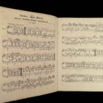 1870 Felix Mendelssohn Songs Without Words Romantic Piano MUSIC German Lieder
