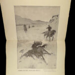 1903 FREDERIC REMINGTON Done in the Open Western Frontier American Indians Art