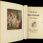 1908 EXQUISITE Oliver Goldsmith Irish Literature FINE BINDING Ltd ed of 100