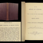 1870 Origin of Species EVOLUTION Thomas Huxley Essays Darwin Philosophy Science