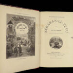 1880 BEAUTIFUL Jules VERNE Extraordinary Voyages Sci-Fi CLASSIC Illustrated