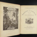 1880 BEAUTIFUL Jules VERNE Extraordinary Voyages Sci-Fi CLASSIC Illustrated