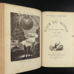 1880 BEAUTIFUL Jules VERNE Extraordinary Voyages Sci-Fi CLASSIC Illustrated