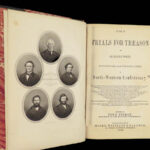 1865 Confederate 1ed Civil War Trials for Treason Indianapolis Lincoln Assassination Pitman