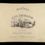 1865 FAMED Illustrations PUNCH Pictures of Life & Character JOHN LEECH Comic ART