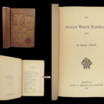 1882 Mark TWAIN 1st/1st Stolen White Elephant Detective Mystery Punch Brothers