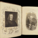 1874 John Bunyan Illustrated Pilgrims Progress Mr Badman Solomon Bible BEAUTIFUL