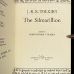 1977 Silmarillion 1st JRR Tolkien Lord of the Rings Middle Earth + MAP DJ