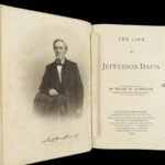 1868 Confederate 1ed Jefferson Davis CSA Civil War Slavery Gettysburg Vicksburg