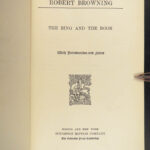 1899 EXQUISITE Poems of Robert Browning Poetry Sordello Ring and Book 6v Set