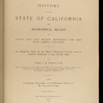 1903 History of CALIFORNIA 1ed Mexico Fresno Los Angeles Portraits Guinn RARE