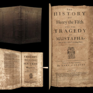 1690 Irish Roger Boyle English Restoration Theatre Henry V & Ottoman Mustapha
