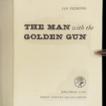1965 JAMES BOND 1st ed Man with the Golden Gun Ian Fleming Pistol NOVEL 007