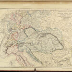 1862 ATLAS 34 MAPS Egypt China Scotland Ireland USA Color Illustrated Eton RARE