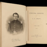 1885 Civil War 1ed Memoirs of Union General Ulysses S. Grant Illustrated MAPS 2v
